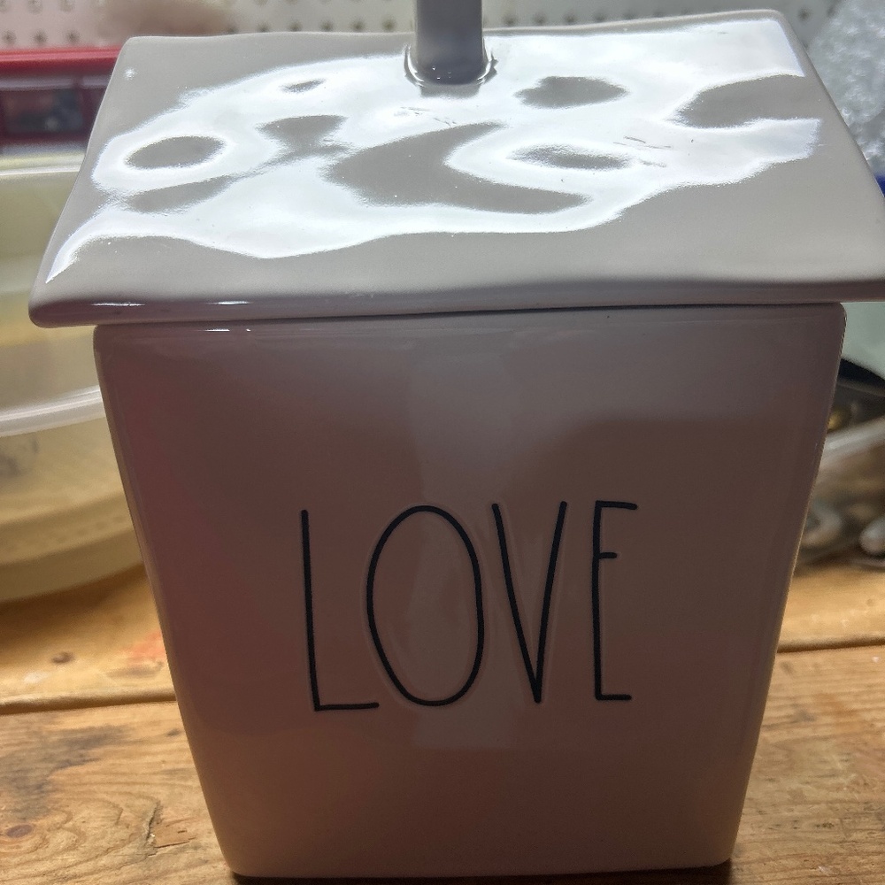 Rae Dunn Love Canister